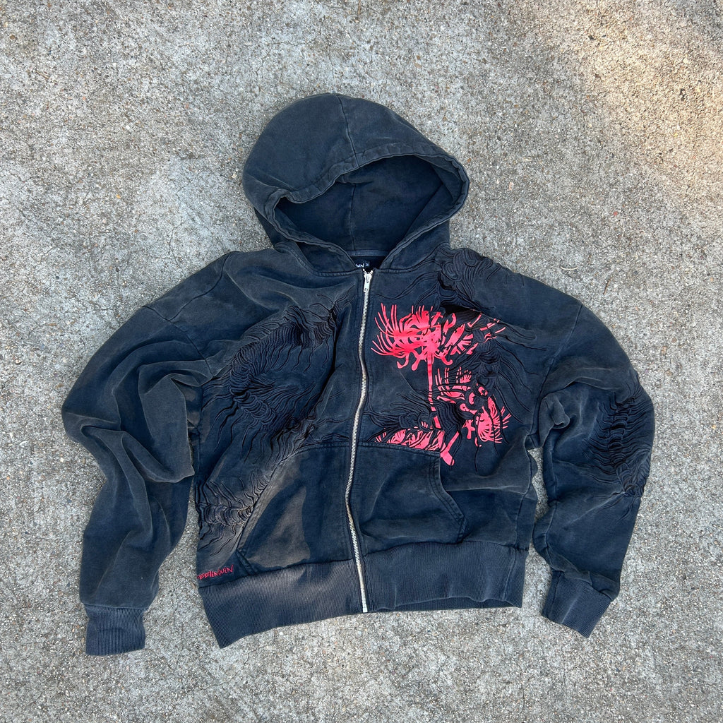 Oversized Centipede Zip Up