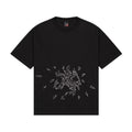 "spiderweb v2" waffle T Shirt black