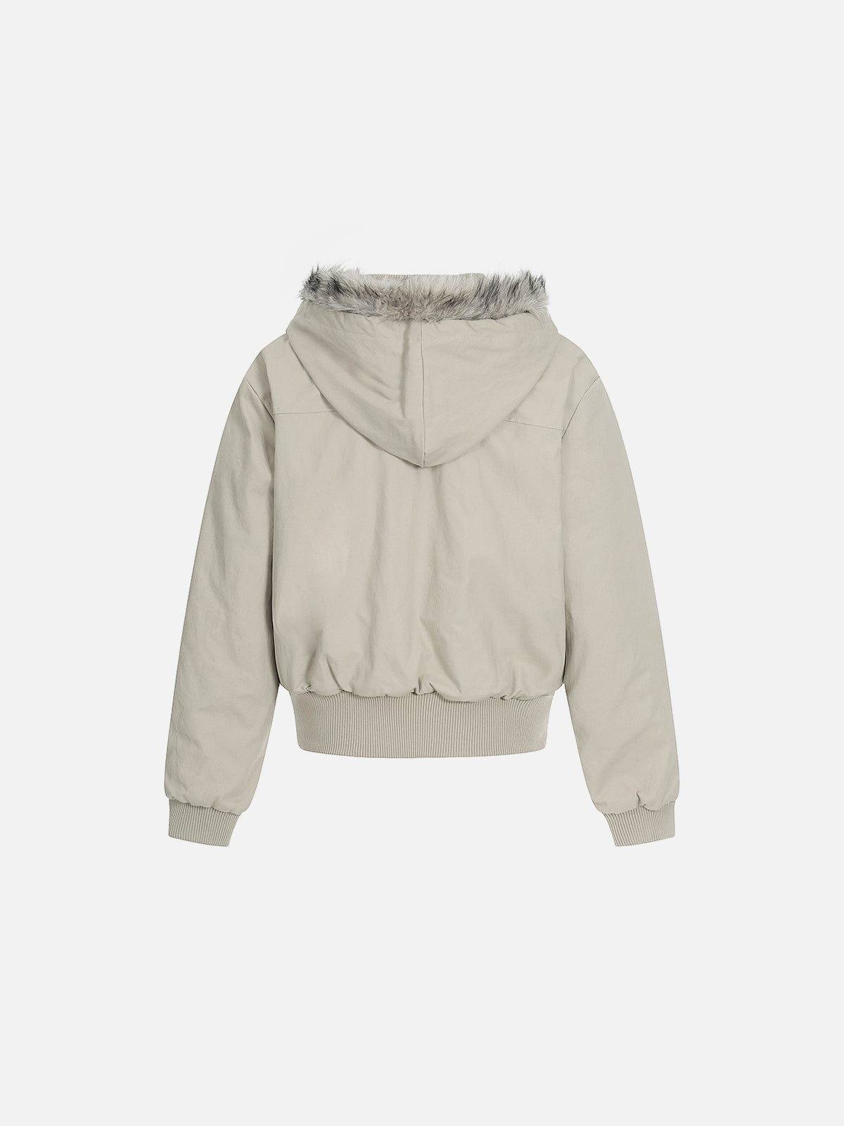 Aelfric Eden Fur Hooded Zip Up Coat