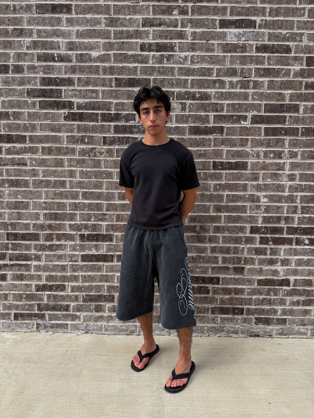 "ghost" sweatshorts
