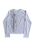 "signature II" long sleeve white